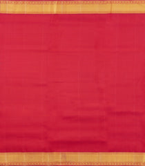 Green Handloom Korvai Kanchipuram 9 Yards Silk Saree With Gandaberunda Motifs-KA15748