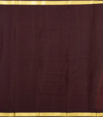 Orange Woven Mysore Silk Saree With Contrast Border-MS3678