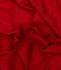 Red Woven Mysore Silk Saree With Contrast Border-MS3676