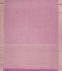 Lavender Woven Mysore Silk Saree With Floral Motifs-MS3314