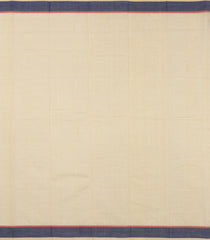 Cream Handloom Kanchi Cotton Saree With Floral Buttas-KC1555