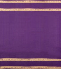 Purple Handloom Kanchipuram Silk Saree With Checks & Buttas-KA15662