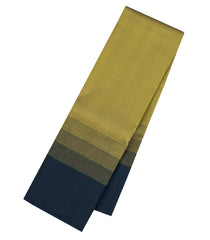 Gold Handloom Korvai Kanchipuram Silk Saree With Combtooth Border-KA16690