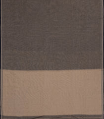 Dark Grey Woven Chirala Cotton Saree With Contrast Border-CR1432