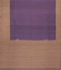 Lilac Handloom Soft Silk Saree With Floral Zari Stripes-SO4578