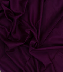 Dark Purple Woven Mysore Silk Saree With Contrast Zari Border-MS3619