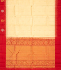 Sandal Handloom Soft Silk Saree With Buttas & Contrast Border-SO4028
