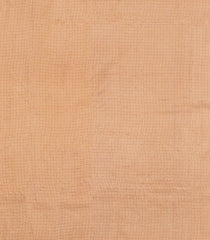 Light Peach Printed Silk Saree With Floral Motifs-PS0698