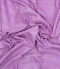 Lavender Woven Blended Viscose Saree With Zari Checks-BL6098