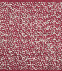 Crimson Printed Synthetic Tussar Silk Saree With Zari Checks & Motifs-SY0376