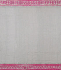 Grey Handwoven Bengal Cotton Saree With Floral Buttas-BG1511