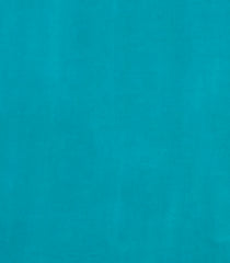 Cyan Printed Pure Satin Silk Saree With Floral Motifs-PS0942