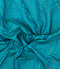 Cyan Handloom Soft Silk Saree With Meena Floral Motifs-SO4569