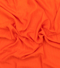 Orange Woven Mysore Silk Saree With Zari Motifs-MS3661