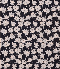Cream Printed Jaipur Cotton Saree With Floral Motifs-JC1727