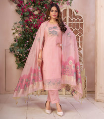 Light Pink Printed Festive Kurta Set: RC5548