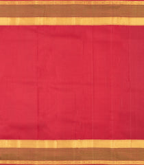 Dark Green Handloom Korvai Kanchipuram Silk Saree With Zari Buttas-KA16718
