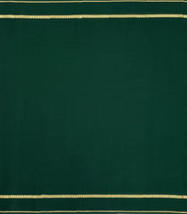 Bottle Green Woven Mysore Silk Saree With Zari Border-MS3603