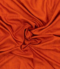 Orange Printed Synthetic Dola Silk Saree With Contrast Border-SY0243