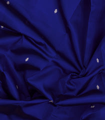 Blue Handloom Korvai Kanchipuram Silk Saree With Ganga Jamuna Thread Border-KA15121