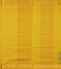 Dark Brown Handloom Silk Cotton Saree With Contrast Border-SC4706