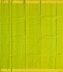 Aquamarine Handloom Kanchipuram Silk Saree With Green Border-KA12755