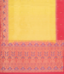 Sandal Handloom Soft Silk Saree With Contrast Meena Border-SO4725