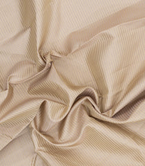 Taupe Handloom Kanchipuram Silk Saree With Zari Checks-KA15265