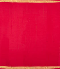 Baby Pink Woven Mysore Silk Saree With Contrast Zari Border-MS3819