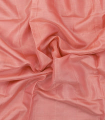 Peach Handloom Organza Silk Saree With Checks-SO4764