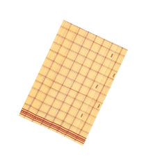 Cream Woven Kadappa Cotton Saree With Checks-KN0761