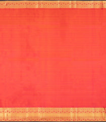 Red Woven Pure Silk Saree With Floral Zari Buttas-KA16898