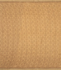 Sandal Printed Tussar Silk Saree With Floral Motifs-TU3611