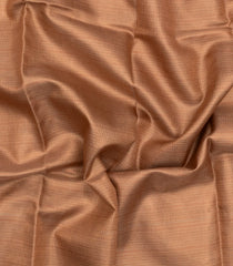 Dusty Peach Woven Tussar Tissue Silk Saree With Checks-TU3451