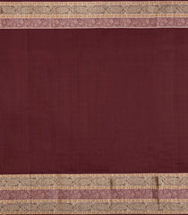Baby Pink Handloom Korvai Kanchipuram Silk Saree With Checks & Buttas-KA15287