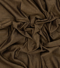 Dark Grey Woven Chirala Cotton Saree With Contrast Border-CR1417