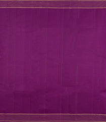 Purple Handloom Kanchipuram Silk Saree With Stripes & Buttas-KA15340