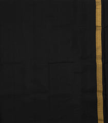 Maroon & Black Handloom Korvai Kanchipuram Rising Border Silk Saree-KA13674