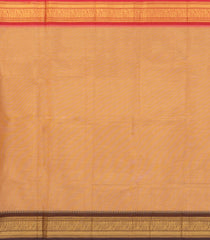 Sandal Woven Chettinad Cotton Saree With Contrast Border-CN1854