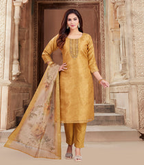 Mustard Festive Kurta Set-RC5502