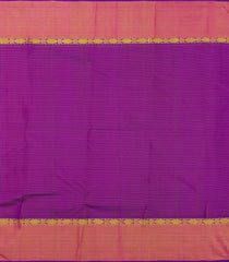 Purple Handloom Kanchipuram Silk Saree With Payadi Border-KA14691