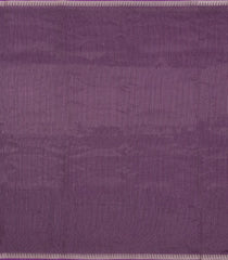 Purple Printed Synthetic Dupion Saree With Temple Border & Jhalar-SY0092