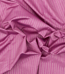 Bubblegum Pink Woven Blended Aura Saree With Zari Stripes & Zari Border-BL5795