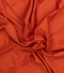 Crimson Woven Mysore Silk Saree With Contrast Zari Border-MS3822