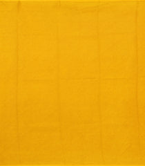 Yellow Woven Pure Silk Saree With Printed Floral Motifs-PS0672