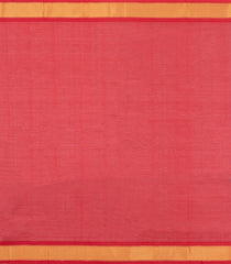 Purple Handloom Silk Cotton Saree With Buttas & Contrast Border-SC4471