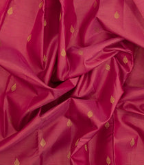 Pink Handloom Kanchipuram Silk Saree With Buttas & Stripes-KA15041-Pink