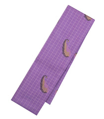 Lavender Handloom Kanchipuram Silk Saree With Checks & Buttas-KA14556