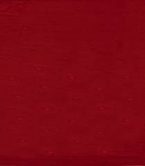 Red Synthetic Fendy Saree With Embroidered Border-BL5449