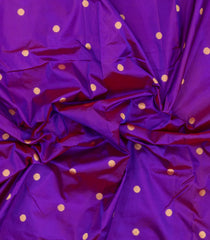 Purple Handloom Paithani Silk Saree With Meena Buttas-PA1114